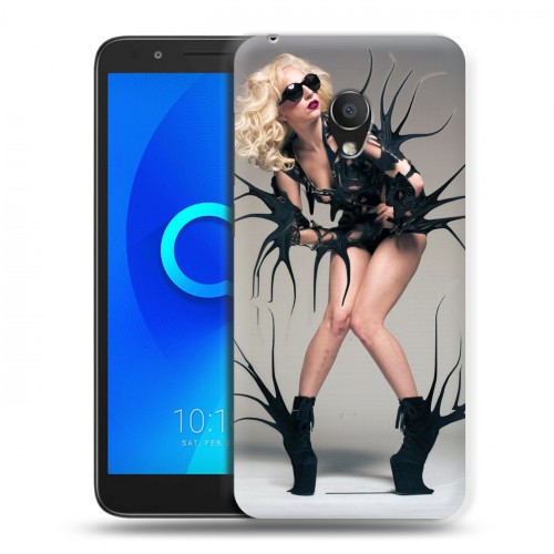 Дизайнерский пластиковый чехол для Alcatel 1C Леди Гага