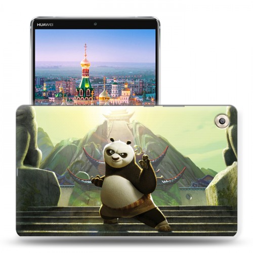 Дизайнерский пластиковый чехол для Huawei MediaPad M5 8.4 Кунг-фу панда