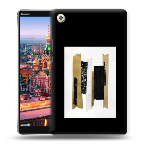 Дизайнерский пластиковый чехол для Huawei MediaPad M5 8.4 Стильные абстракции