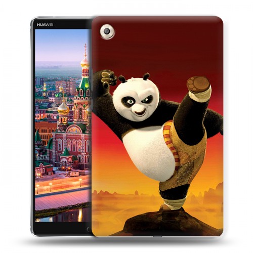 Дизайнерский пластиковый чехол для Huawei MediaPad M5 8.4 Кунг-Фу Панда