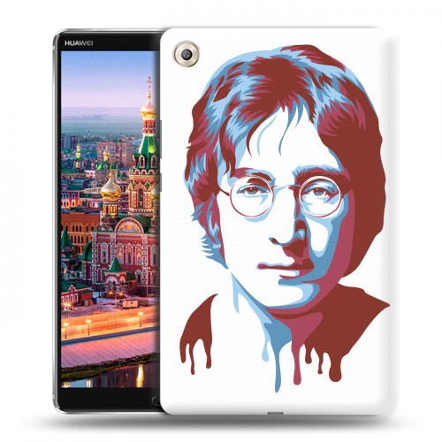 Дизайнерский пластиковый чехол для Huawei MediaPad M5 8.4 Джон Леннон