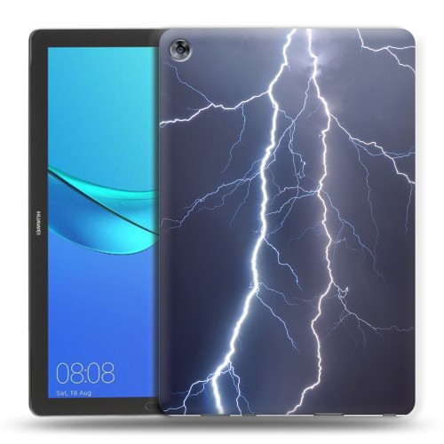 Дизайнерский силиконовый чехол для Huawei MediaPad M5 10.8 Молния