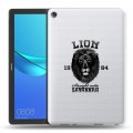 Дизайнерский силиконовый чехол для Huawei MediaPad M5 10.8 Символика льва