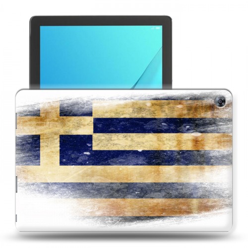 Дизайнерский силиконовый чехол для Huawei MediaPad M5 10.8 флаг греции