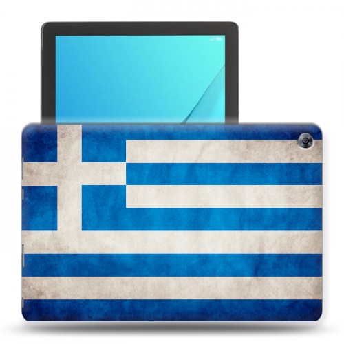 Дизайнерский силиконовый чехол для Huawei MediaPad M5 10.8 флаг греции
