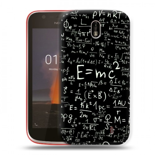 Дизайнерский пластиковый чехол для Nokia 1 Альберт Эйнштейн