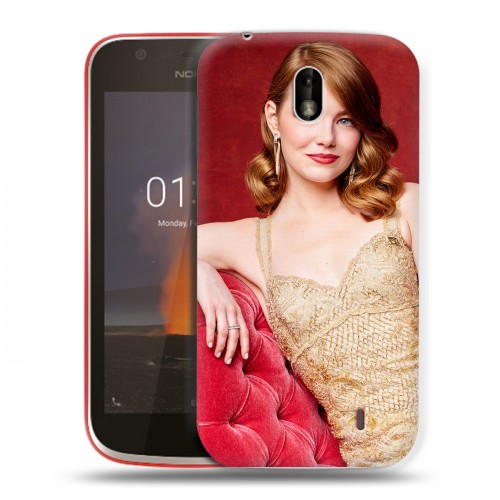 Дизайнерский пластиковый чехол для Nokia 1 Эмма Стоун
