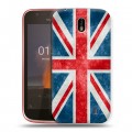 Дизайнерский пластиковый чехол для Nokia 1 Флаг Британии