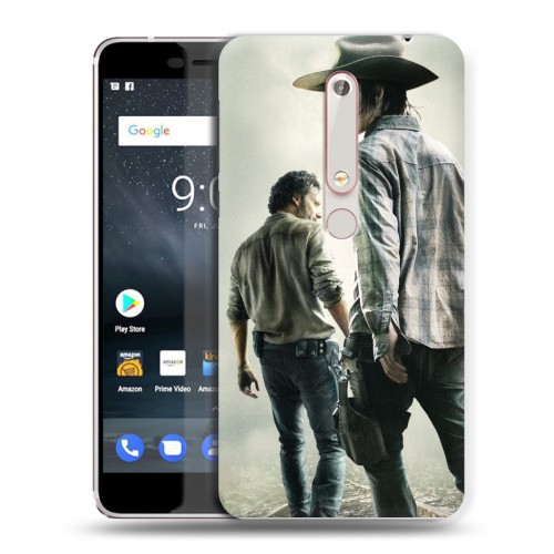 Дизайнерский пластиковый чехол для Nokia 6 (2018) Ходячие Мертвецы