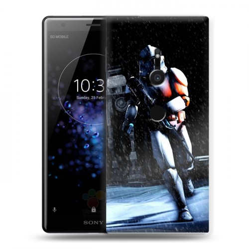 Дизайнерский пластиковый чехол для Sony Xperia XZ2 Star Wars Battlefront