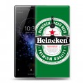 Дизайнерский пластиковый чехол для Sony Xperia XZ2 Heineken