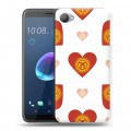 Дизайнерский пластиковый чехол для HTC Desire 12 флаг Киргизии