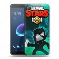 Дизайнерский пластиковый чехол для HTC Desire 12 Brawl Stars