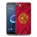 Дизайнерский пластиковый чехол для HTC Desire 12 Флаг Киргизии