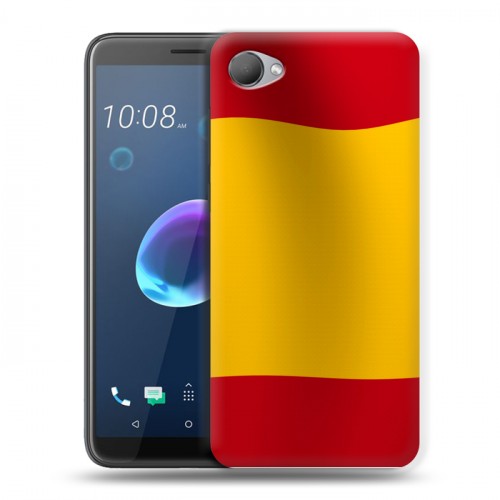 Дизайнерский пластиковый чехол для HTC Desire 12 Флаг Испании