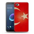 Дизайнерский пластиковый чехол для HTC Desire 12 Флаг Турции