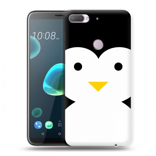 Дизайнерский пластиковый чехол для HTC Desire 12 Plus Пингвины