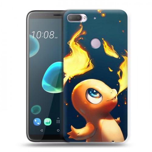 Дизайнерский пластиковый чехол для HTC Desire 12 Plus Pokemo Go