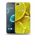Дизайнерский пластиковый чехол для HTC Desire 12 Plus Лимон