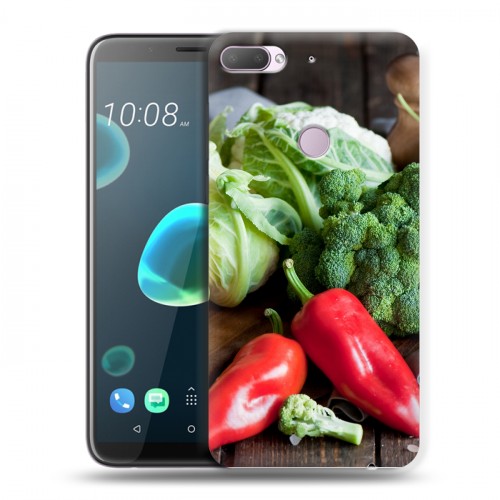 Дизайнерский пластиковый чехол для HTC Desire 12 Plus Овощи