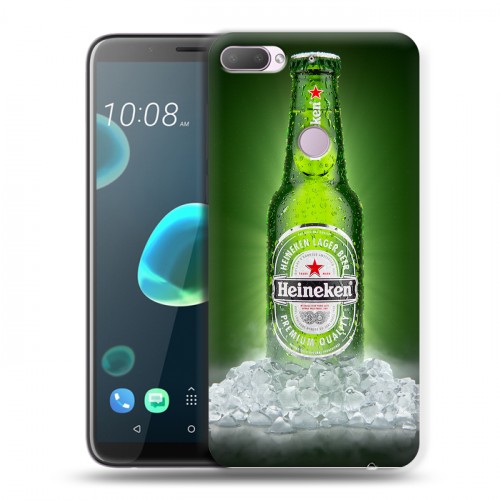 Дизайнерский силиконовый чехол для HTC Desire 12 Plus Heineken