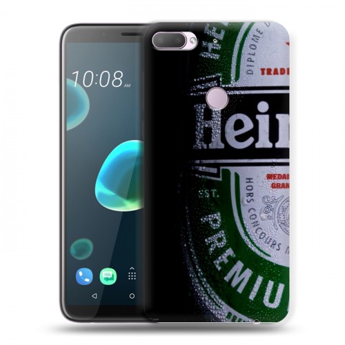 Дизайнерский пластиковый чехол для HTC Desire 12 Plus Heineken