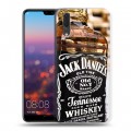 Дизайнерский силиконовый чехол для Huawei P20 Jack Daniels