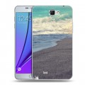 Дизайнерский пластиковый чехол для Samsung Galaxy Note 2 пляж