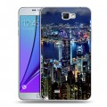 Дизайнерский пластиковый чехол для Samsung Galaxy Note 2 Гонконг
