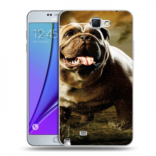 Дизайнерский пластиковый чехол для Samsung Galaxy Note 2 Сверхлюди