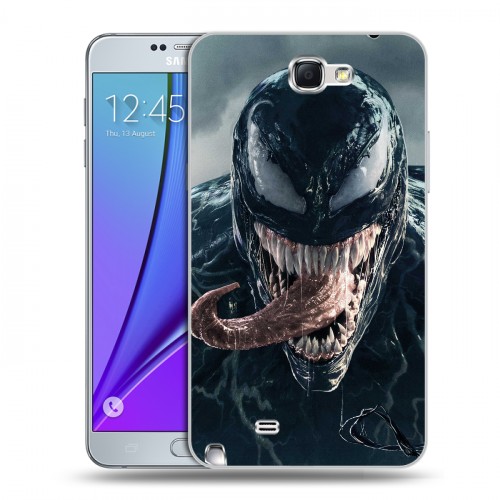 Дизайнерский пластиковый чехол для Samsung Galaxy Note 2 Веном (2018)