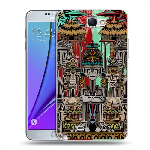 Дизайнерский пластиковый чехол для Samsung Galaxy Note 2 Мистические божества