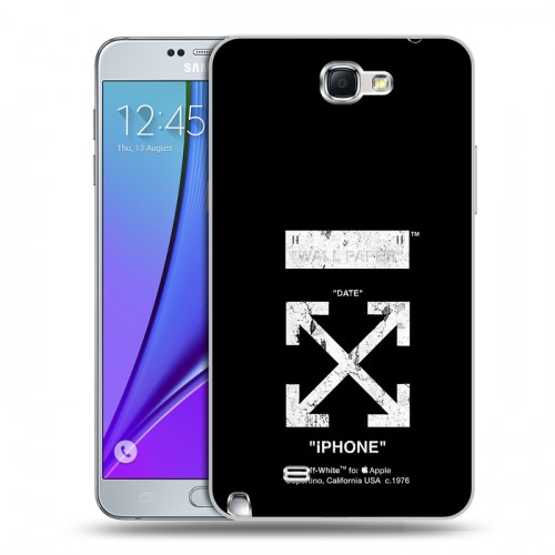 Дизайнерский пластиковый чехол для Samsung Galaxy Note 2 Хайп и мода