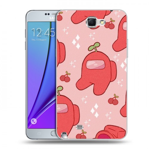 Дизайнерский пластиковый чехол для Samsung Galaxy Note 2 Among Us