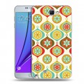 Дизайнерский пластиковый чехол для Samsung Galaxy Note 2 Ретро Рождество
