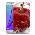 Дизайнерский пластиковый чехол для Samsung Galaxy Note 2 Вишня