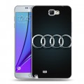 Дизайнерский пластиковый чехол для Samsung Galaxy Note 2 Audi