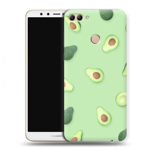 Дизайнерский пластиковый чехол для Huawei Y9 (2018) Веселое авокадо