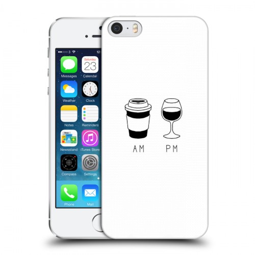 Дизайнерский пластиковый чехол для Iphone 5s Истина в вине