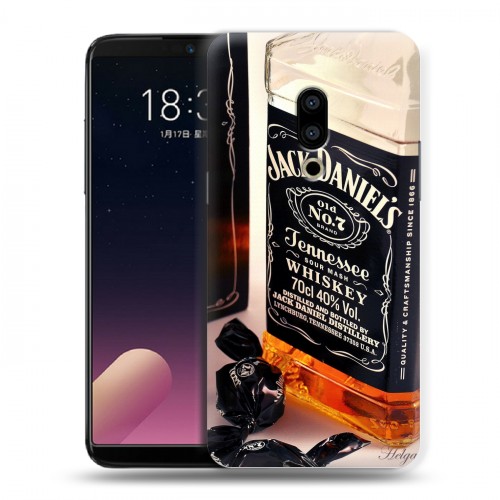 Дизайнерский пластиковый чехол для Meizu 15 Plus Jack Daniels