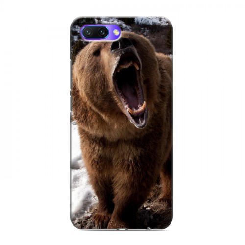 Дизайнерский силиконовый с усиленными углами чехол для Huawei Honor 10 Медведи