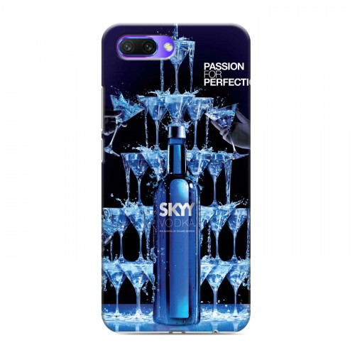 Дизайнерский силиконовый с усиленными углами чехол для Huawei Honor 10 Skyy Vodka