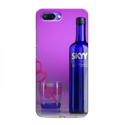 Дизайнерский силиконовый с усиленными углами чехол для Huawei Honor 10 Skyy Vodka