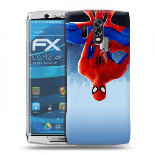 Дизайнерский силиконовый чехол для Homtom HT70 Человек-паук : Через вселенные