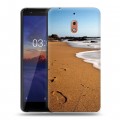 Дизайнерский силиконовый чехол для Nokia 2.1 пляж