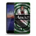 Дизайнерский силиконовый чехол для Nokia 2.1 Heineken