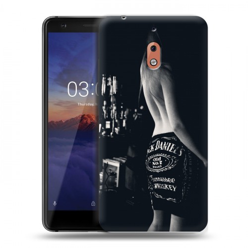 Дизайнерский силиконовый чехол для Nokia 2.1 Jack Daniels