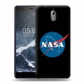 Дизайнерский силиконовый чехол для Nokia 3.1 NASA