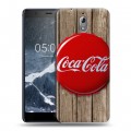Дизайнерский силиконовый чехол для Nokia 3.1 Coca-cola