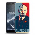 Дизайнерский пластиковый чехол для Nokia 3.1 Владимир Ленин